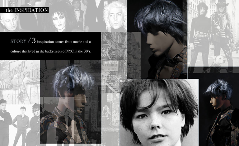 Closeup of mannequin head