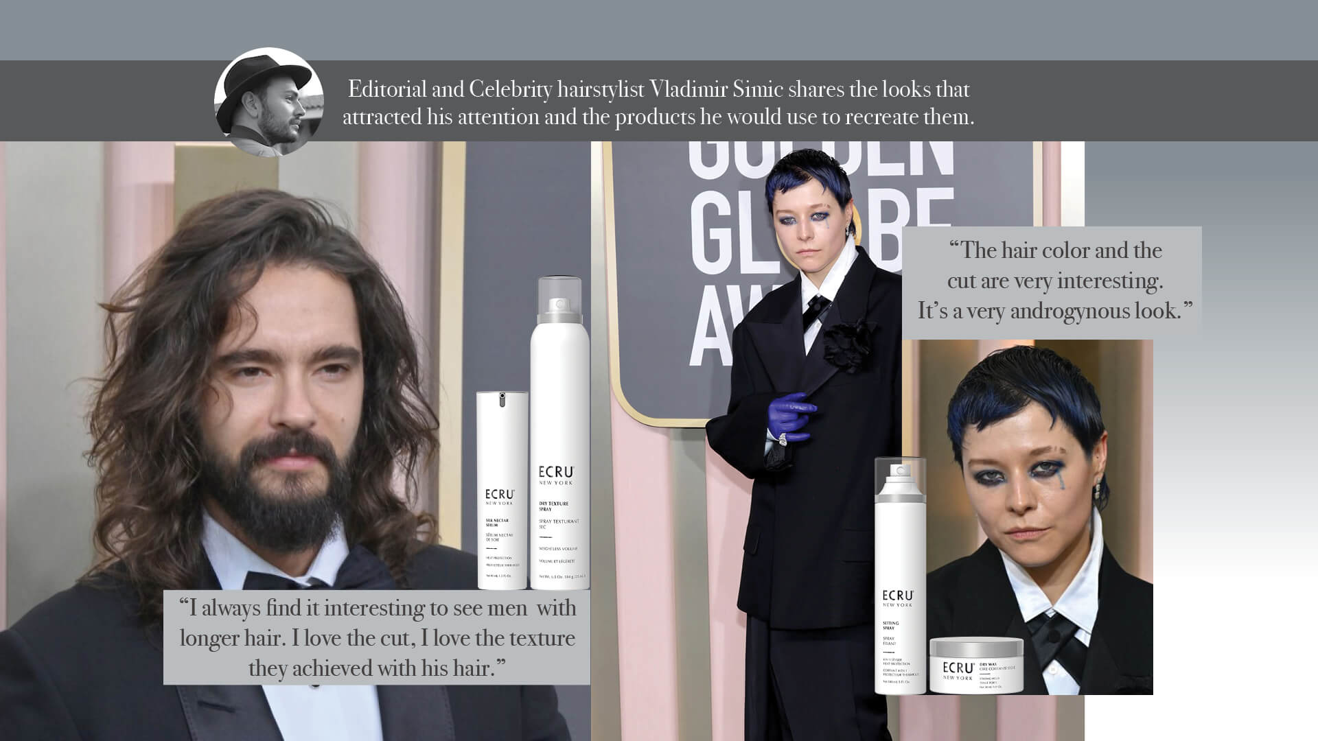 Celebrity Hairstylist Vladimir Simic Share the looks of celebrities